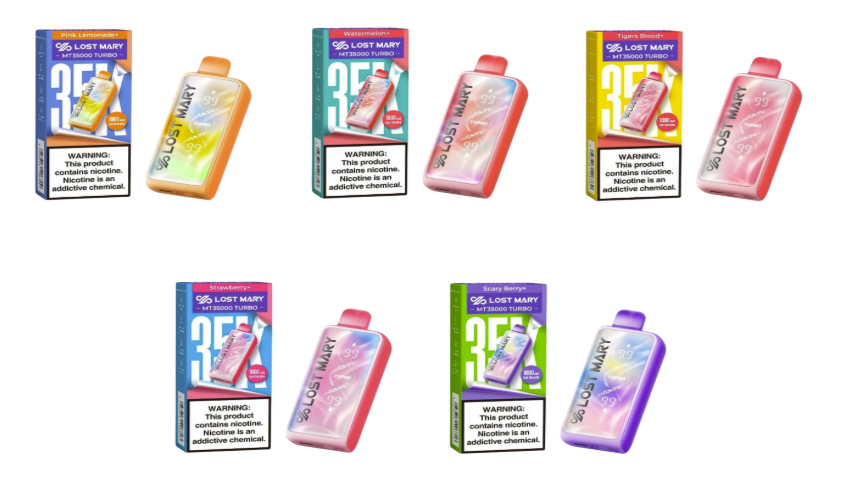 LOST MARY MT35000 DISPOSABLE VAPE 5 COUNT | BERRY BURST