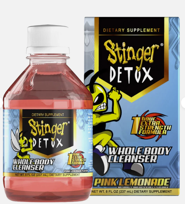 STINGER DETOX 1 HOUR EXTRA STRENGTH "WHOLE BODY" CLEANSER -  PINK LEMONADE