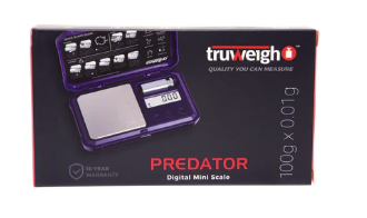 TRUWEIGH PREDATOR DIGITAL MINI SCALE 100g*0.01g PURPLE