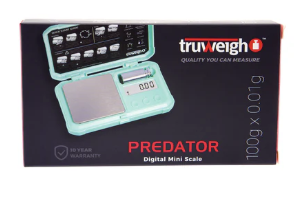 TRUWEIGH PREDATOR DIGITAL MINI SCALE 100g * 0.01g TEAL