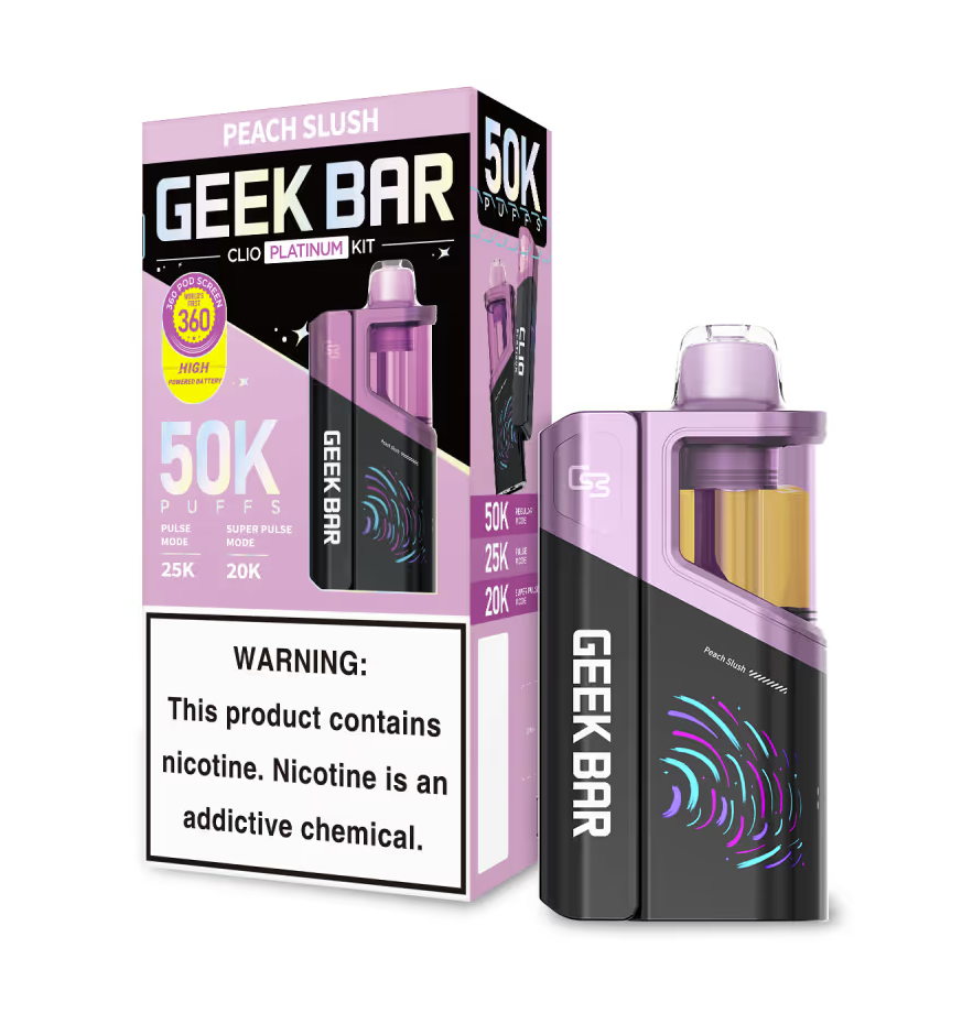 GEEK BAR 50K PLATINUM KIT PEACH SLUSH