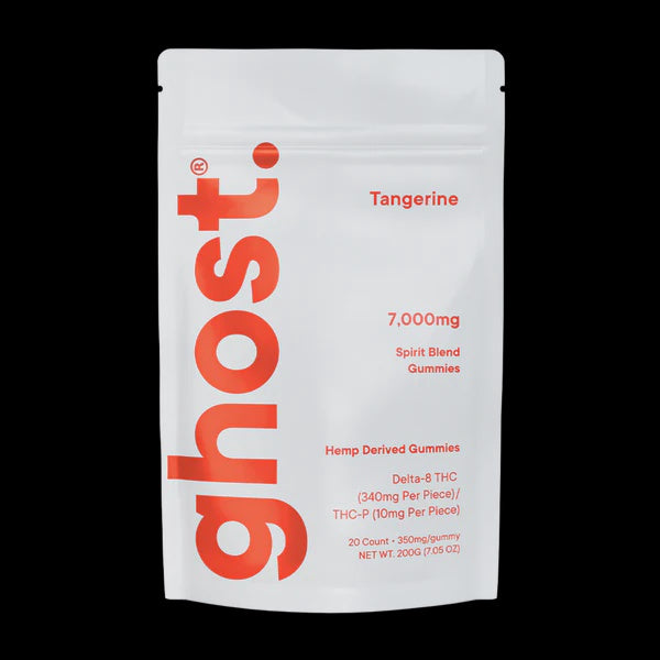 GHOST SPIRIT BLEND GUMMIES - 20CT 7000MG TANGERINE