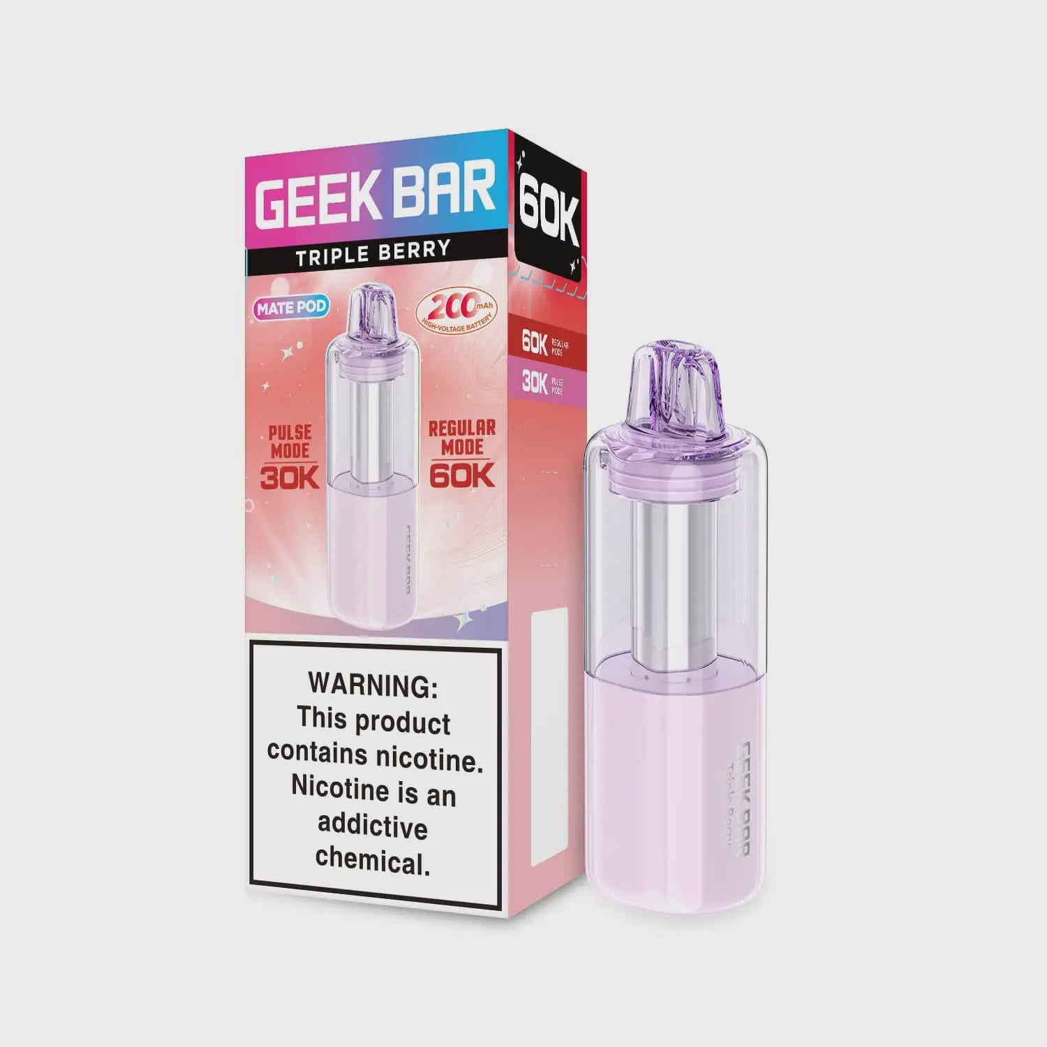 GEEK BAR 60K REFILL POD TRIPLE BERRY