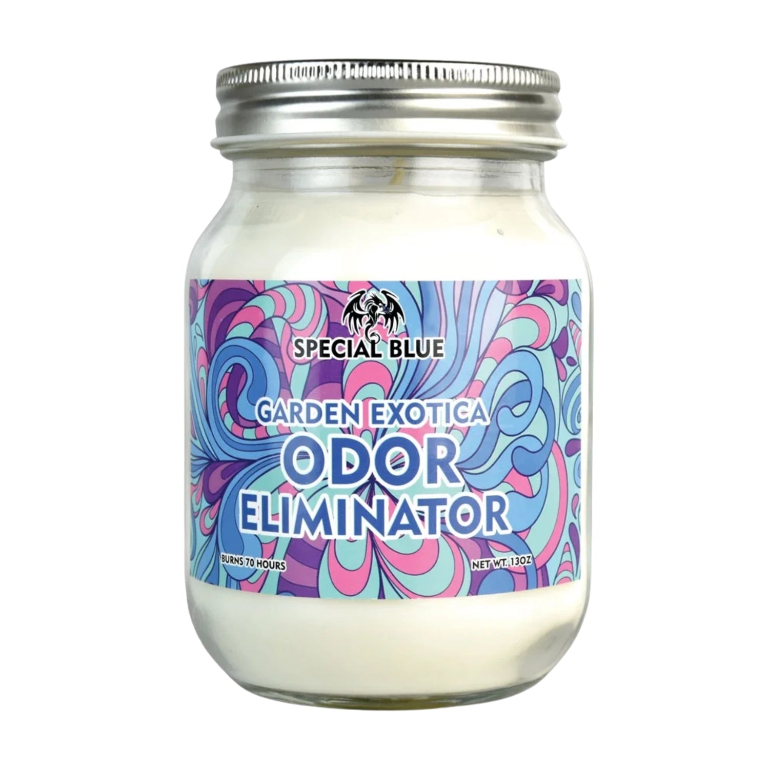 SPECIAL BLUE ODOR ELIMINATOR CANDLE - GARDEN EXOTICA