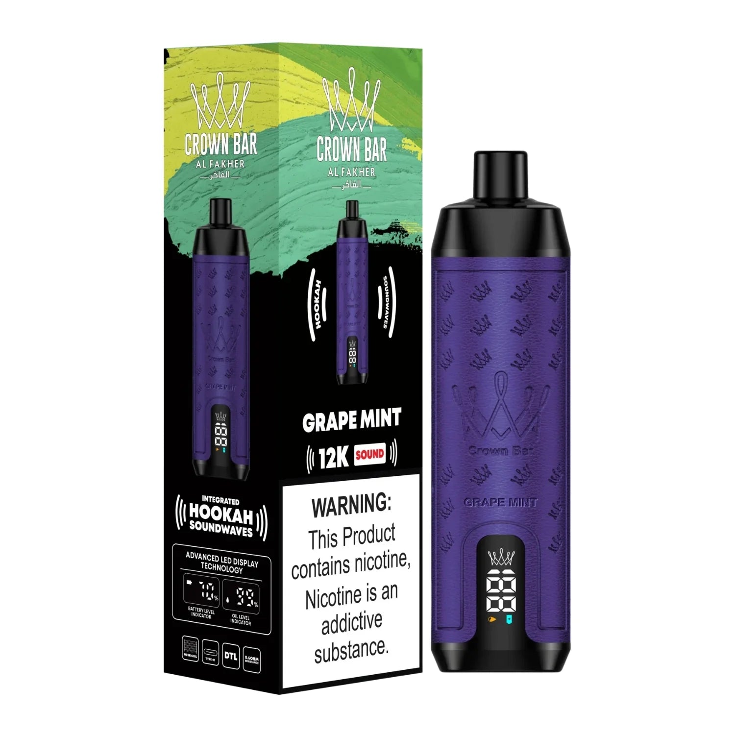 Crown Bar Grape Mint