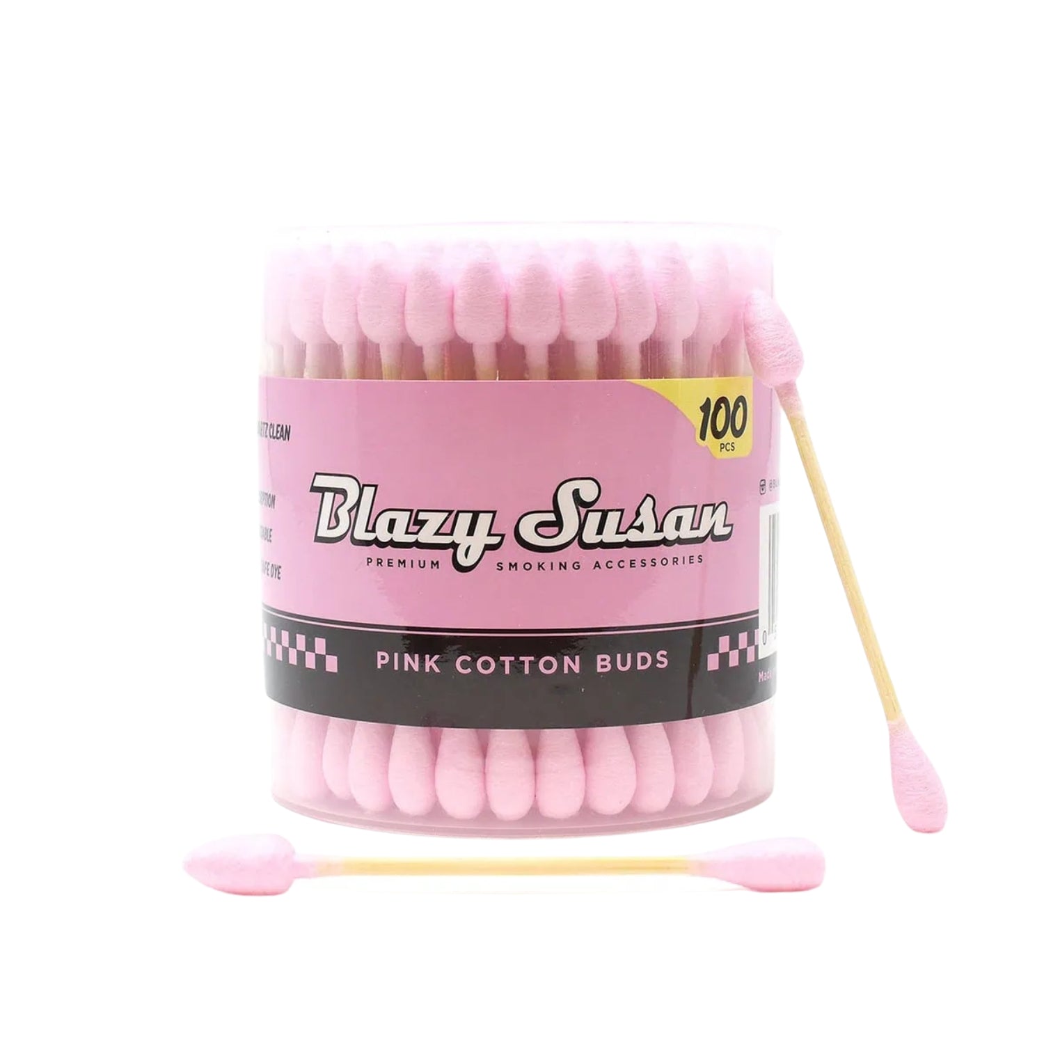Blazy Susan Cotton Buds 100Ct Pnk