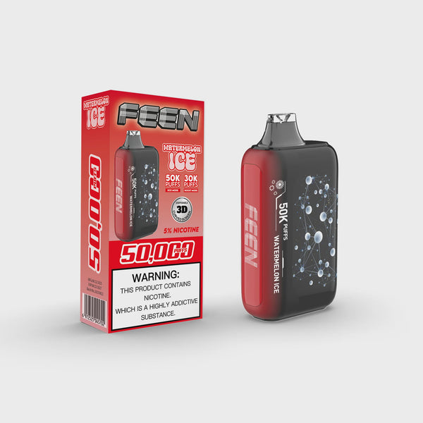 FEEN 50K PUFFS DISPOSABLE 5CT/PK | WATERMELON  ICE