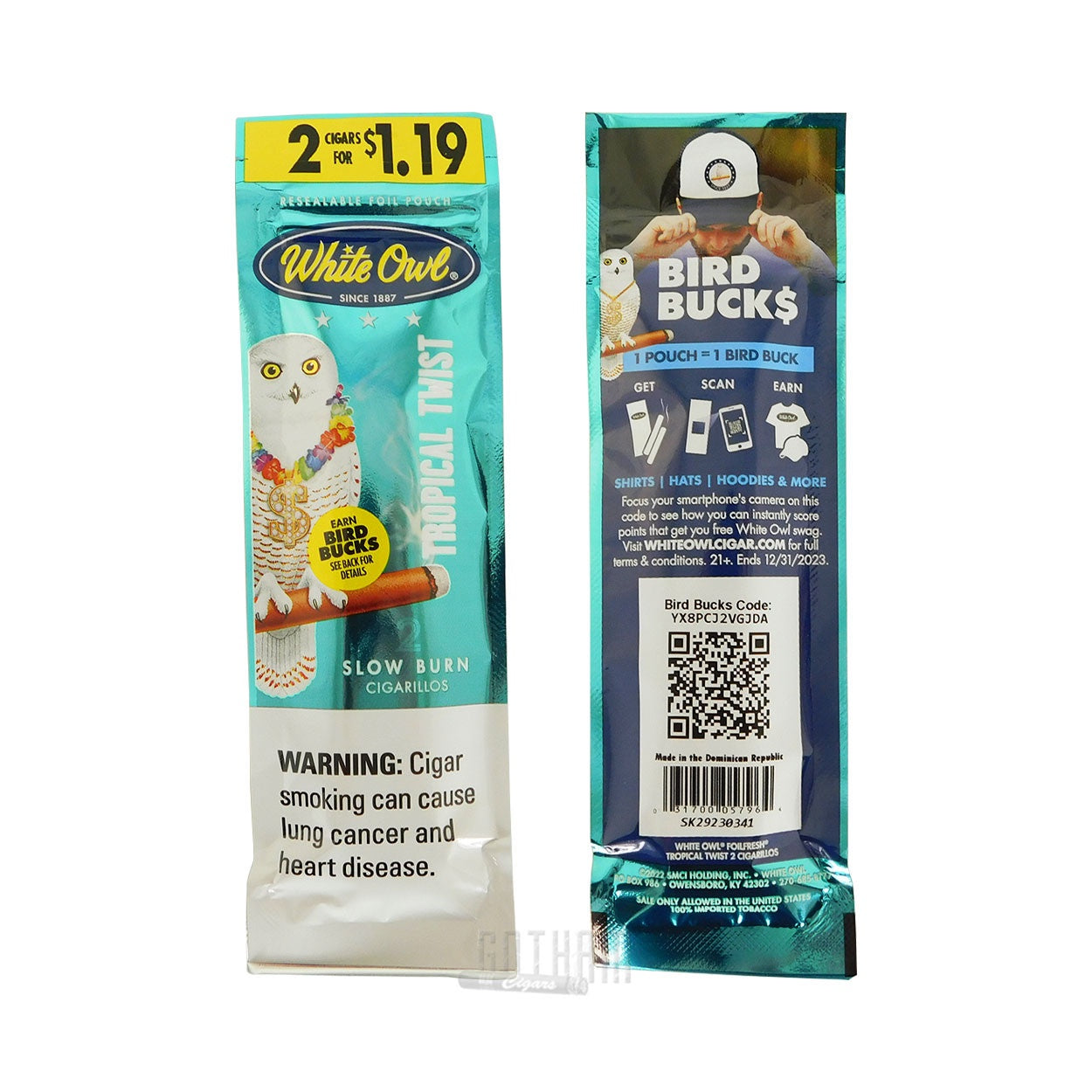 WHITE OWL CIG TROPICAL TWIST