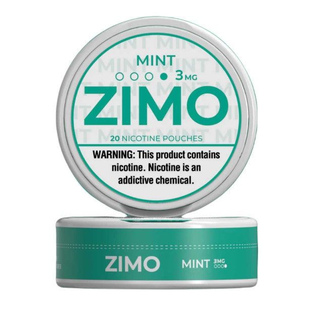 ZIMO NICOTINE POUCHES 5 PACKS 3MG | MINT