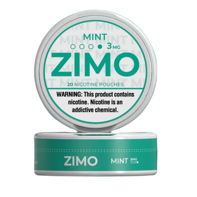 ZIMO NICOTINE POUCHES 5 PACKS 3MG | MINT