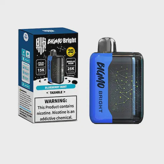 BIGMO BRIGHT 35,000 PUFFS DISPOSABLE VAPE 5CT/ BOX | BLUEBRRY MINT