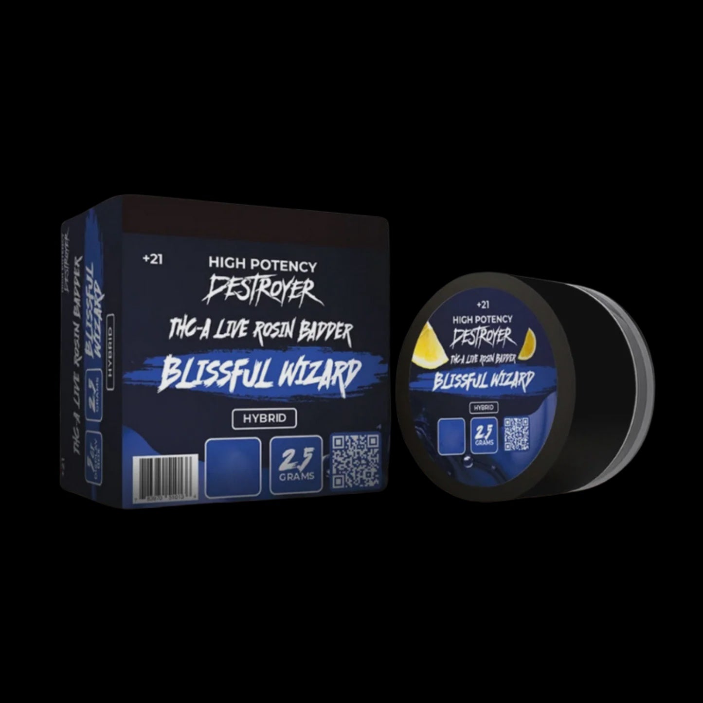 DESTROYER THC-A LIVE ROSIN BADDER BLISSFUL WIZARD HYBRID