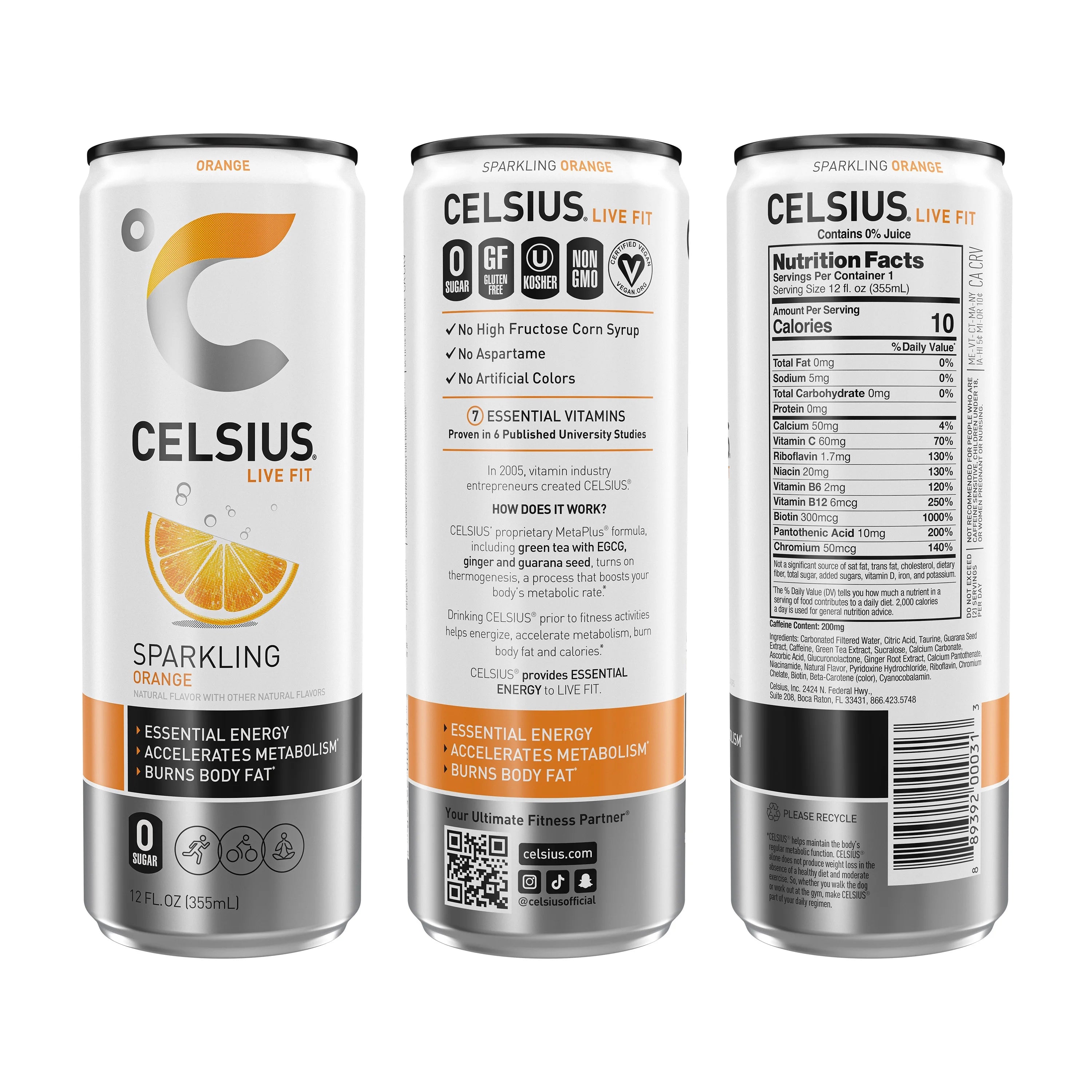 CELSIUS ORANGE - triplebuzzsmokeshop