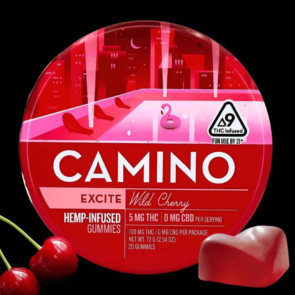 CAMINO GUMMY 10MG THC GUMMIES 10CT WILD CHERRY