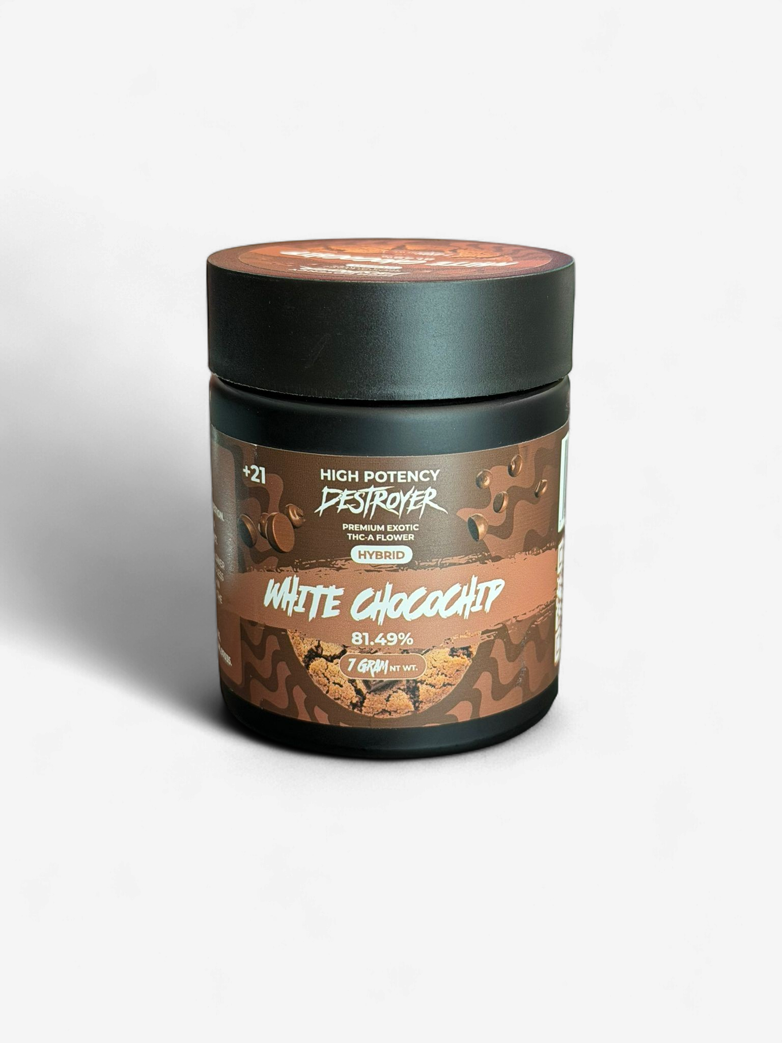 DESTROYER EXOTIC FLOWER 7G JAR WHITE COCOCHIP - HYBRID