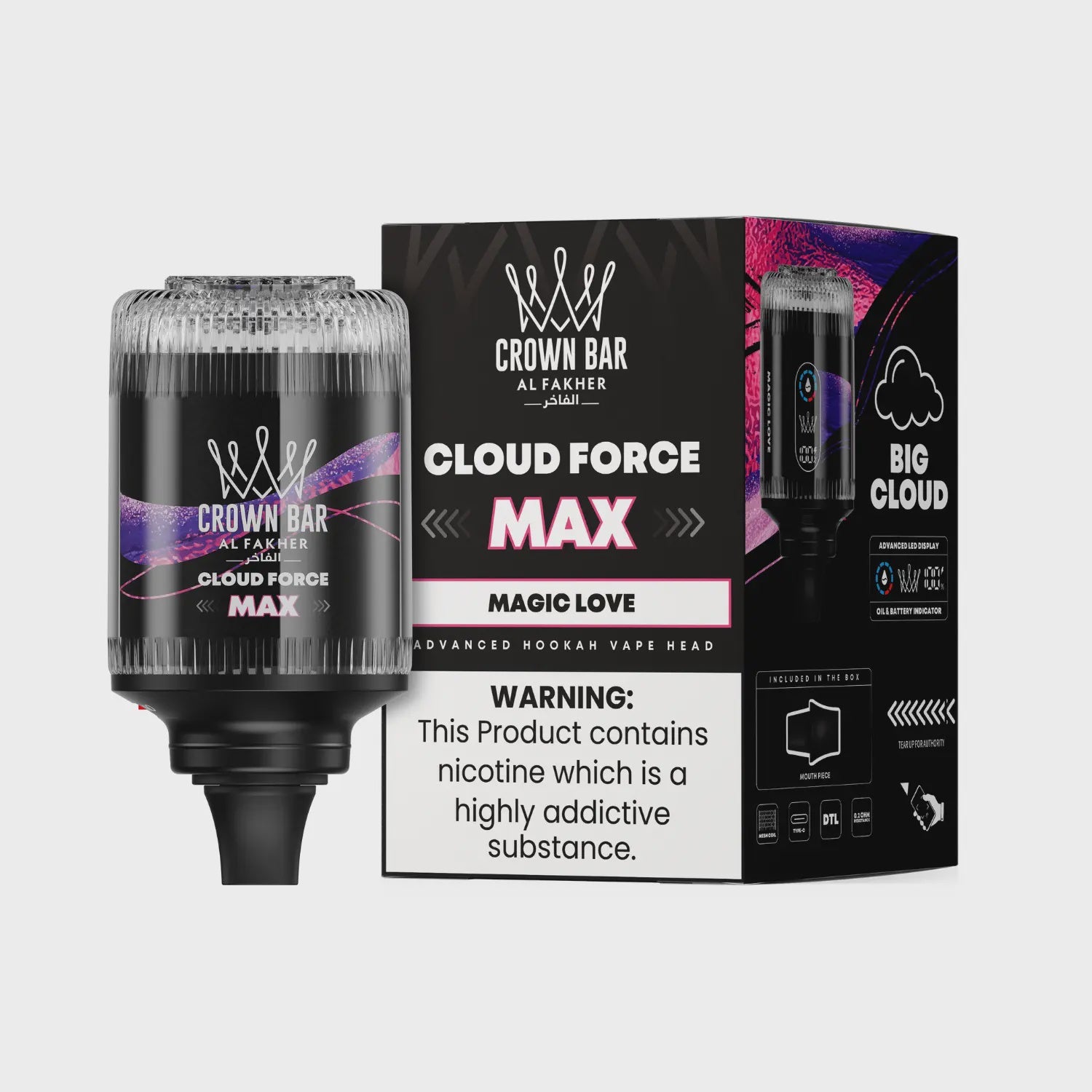 AL FAKHER CROWN BAR CLOUD FORCE MAX MAGIC LOVE