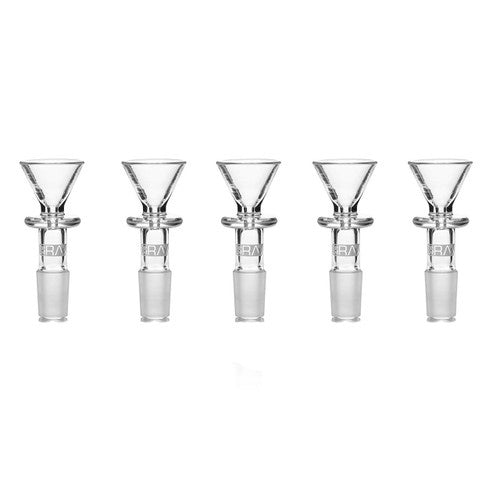 GRAV 2.5" 14MM FUNNEL BOWL 5PK BF14