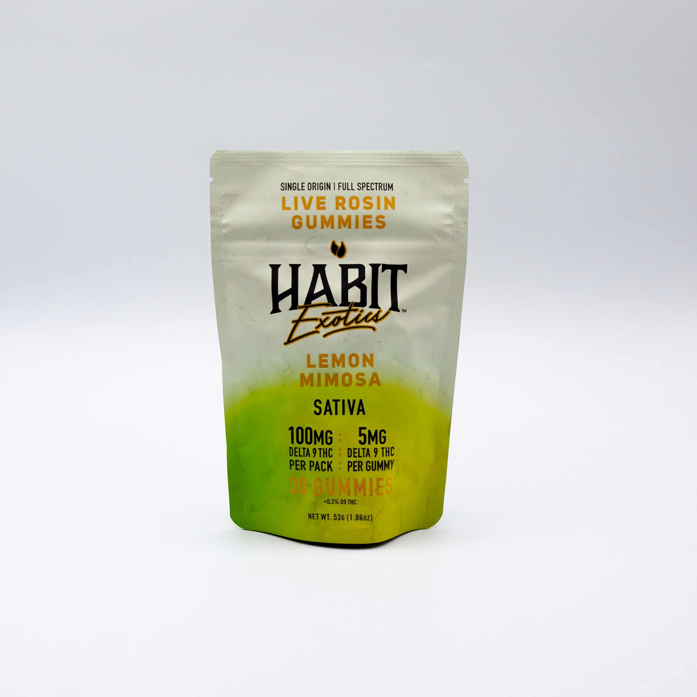 HABIT LR EXOTIC D9 20CT GUMMIES LEMON MIMOSA