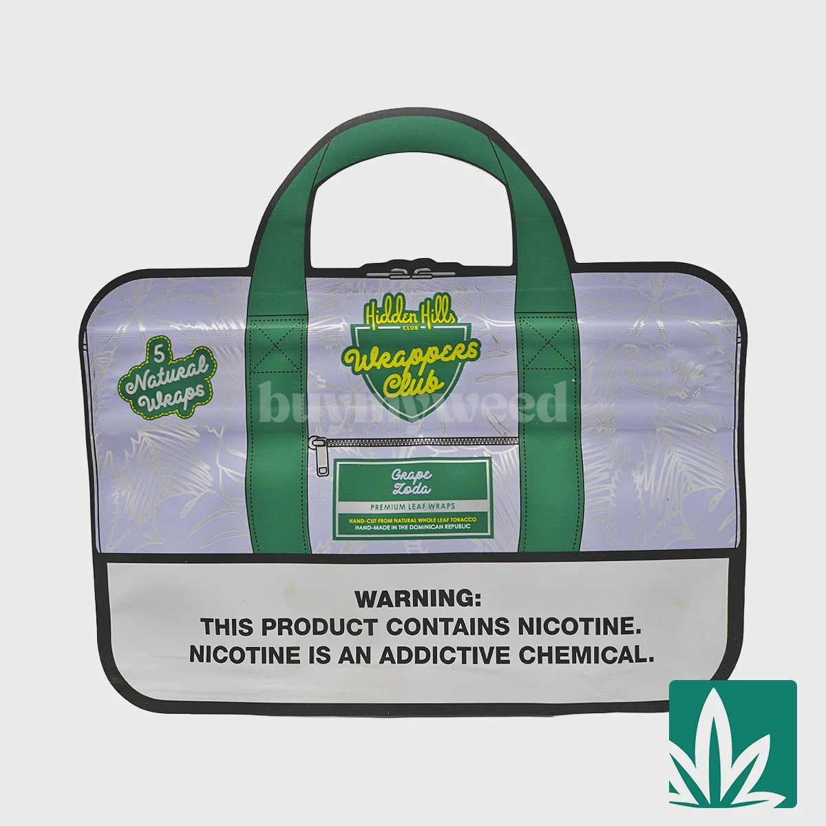 HIDDEN HILLS WRAPPERS CLUB PREMIUM LEAF WRAPS | GRAPE ZODA