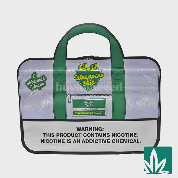 HIDDEN HILLS WRAPPERS CLUB PREMIUM LEAF WRAPS | GRAPE ZODA