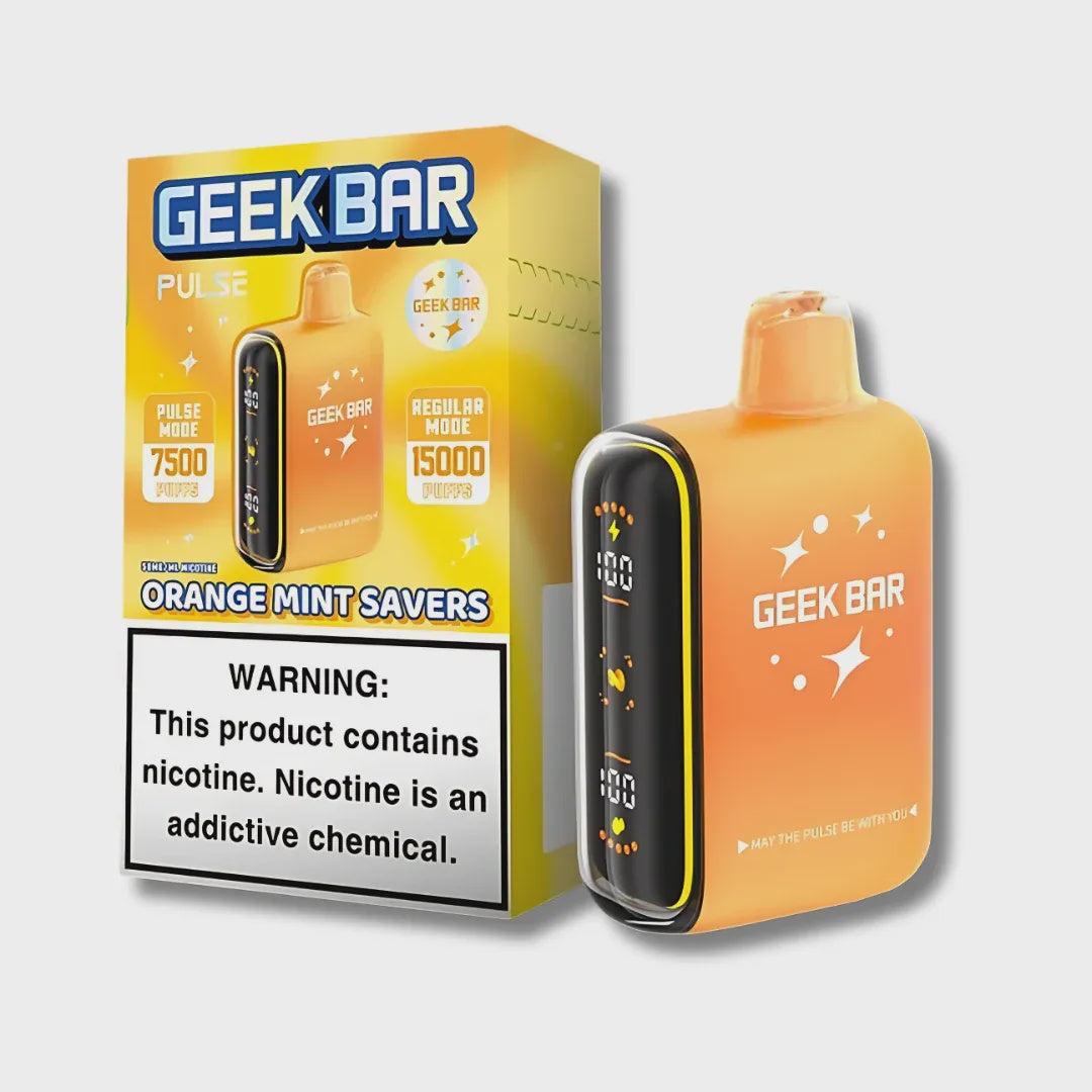 GEEK BAR PULSE ORANGE MINT SAVERS