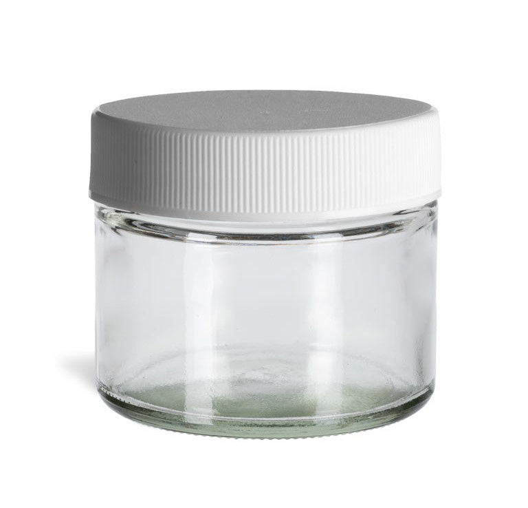 SMALL GLASS JAR 1