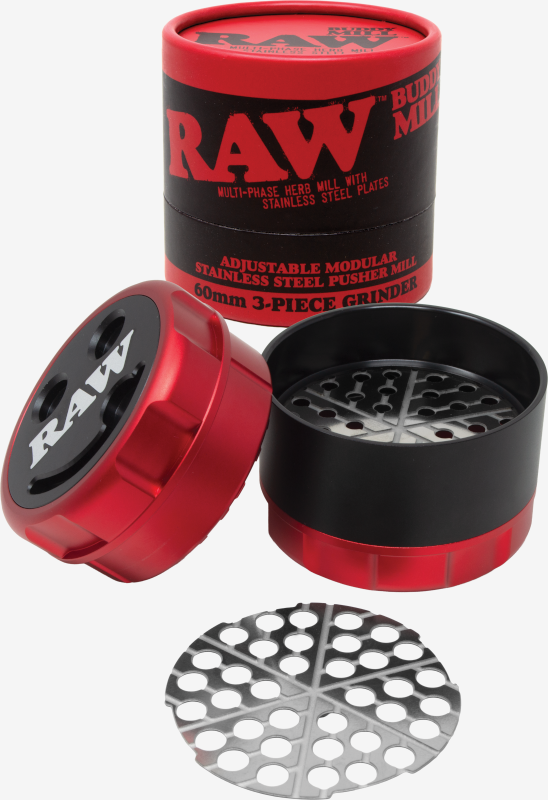 RAW GRINDER BUDDY MILL RED+BLACK