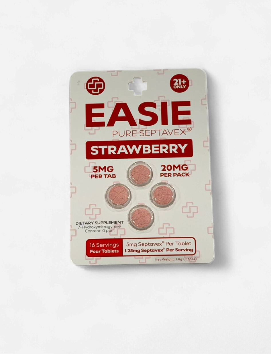 EASIE PURE SEPTAVEX 5MG/TAB 20MG/PACK 4TAB/PK 10PK/BOX | STRAWBERRY
