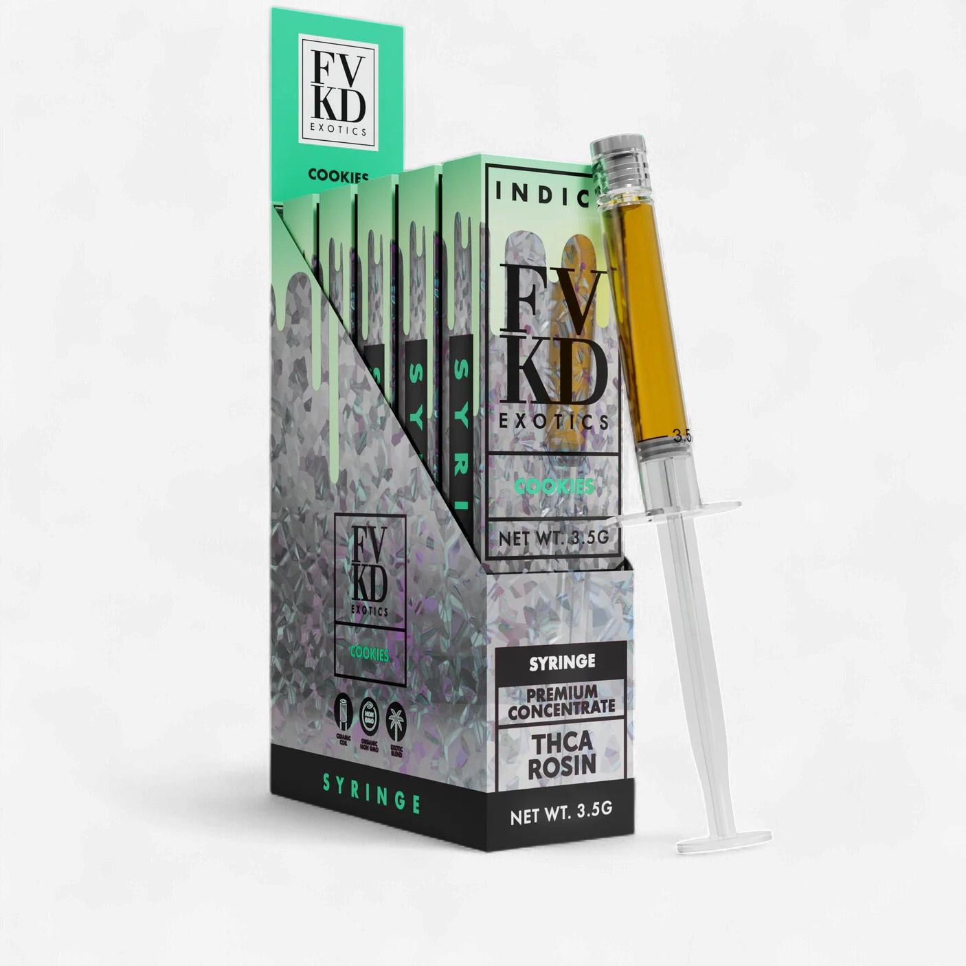 FVKD SYRINGE 3.3ML 5PK - COOKIES INDICA