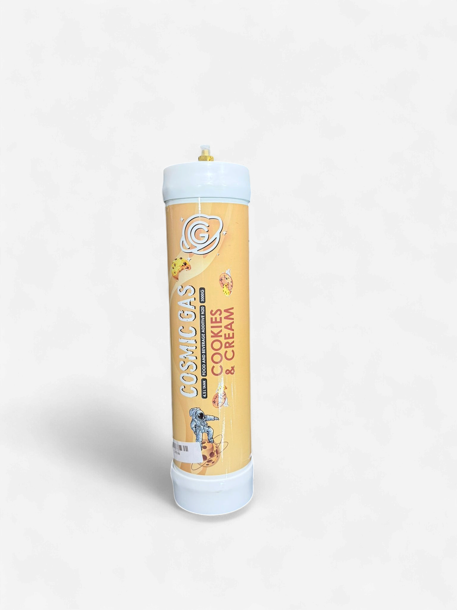 CREAM CHARGER COSMIC GAS 3000G/4.5L TANK 1/Pk COOKIES & CREAM