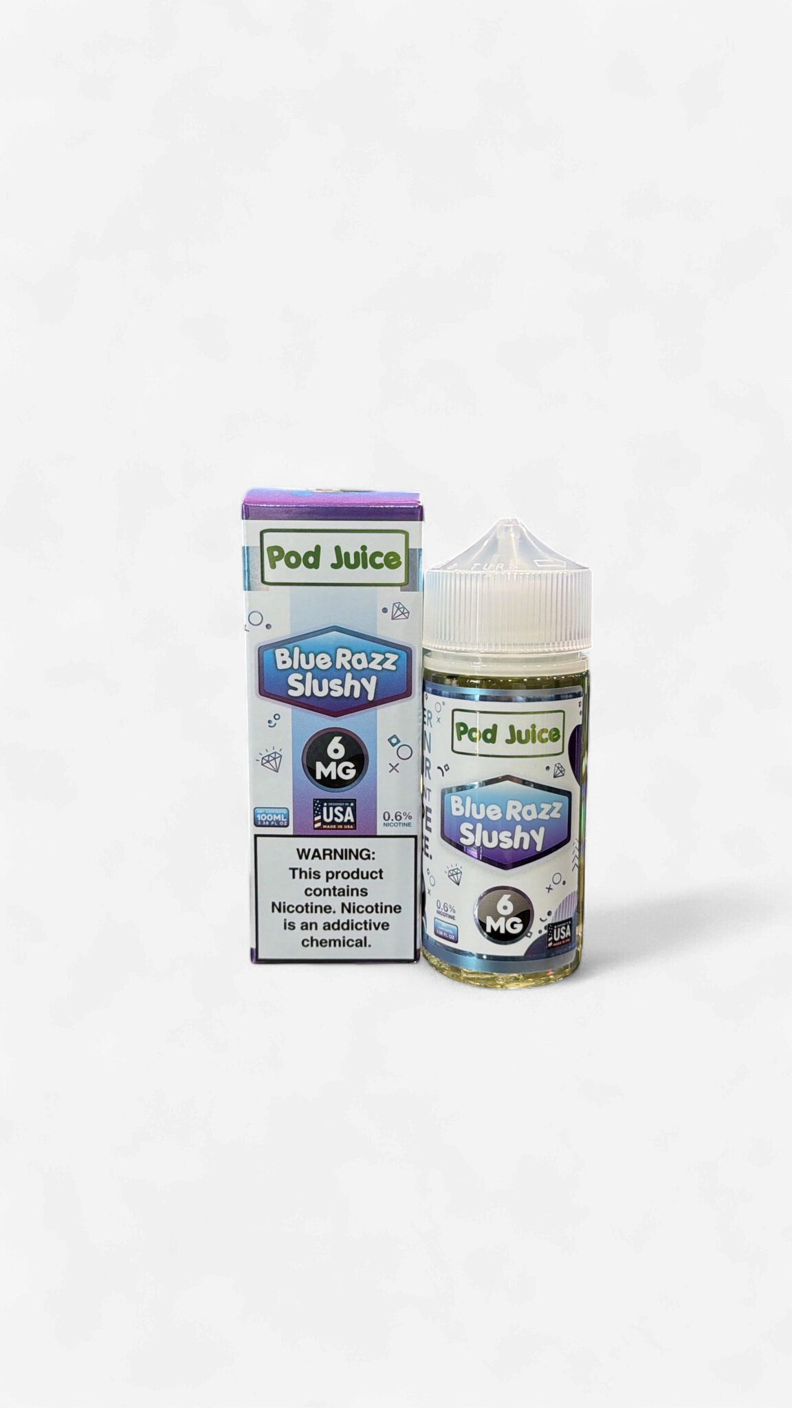 POD JUICE 100 ML Blue Razz Slushy 6MG