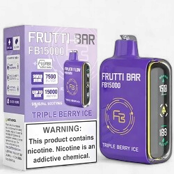 FRUITI BAR FB15K PUFFS DISPOSABLE 5CT/BOX | TRIPLE BERRY ICE