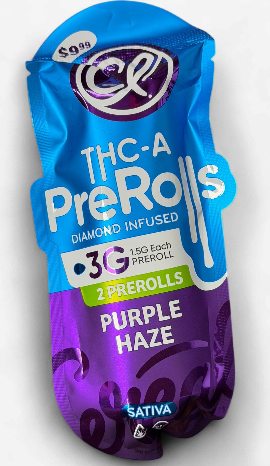CEREAL Diamond THC-A 1.5g PreRoll 2/Pk $9.99 PURPLE HAZE SATIVA