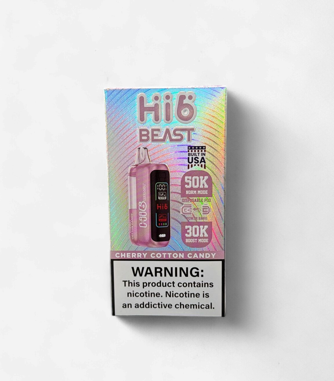HI5 BEAST 50K DISPOSABLE 6CT CHERRY COTTON CANDY