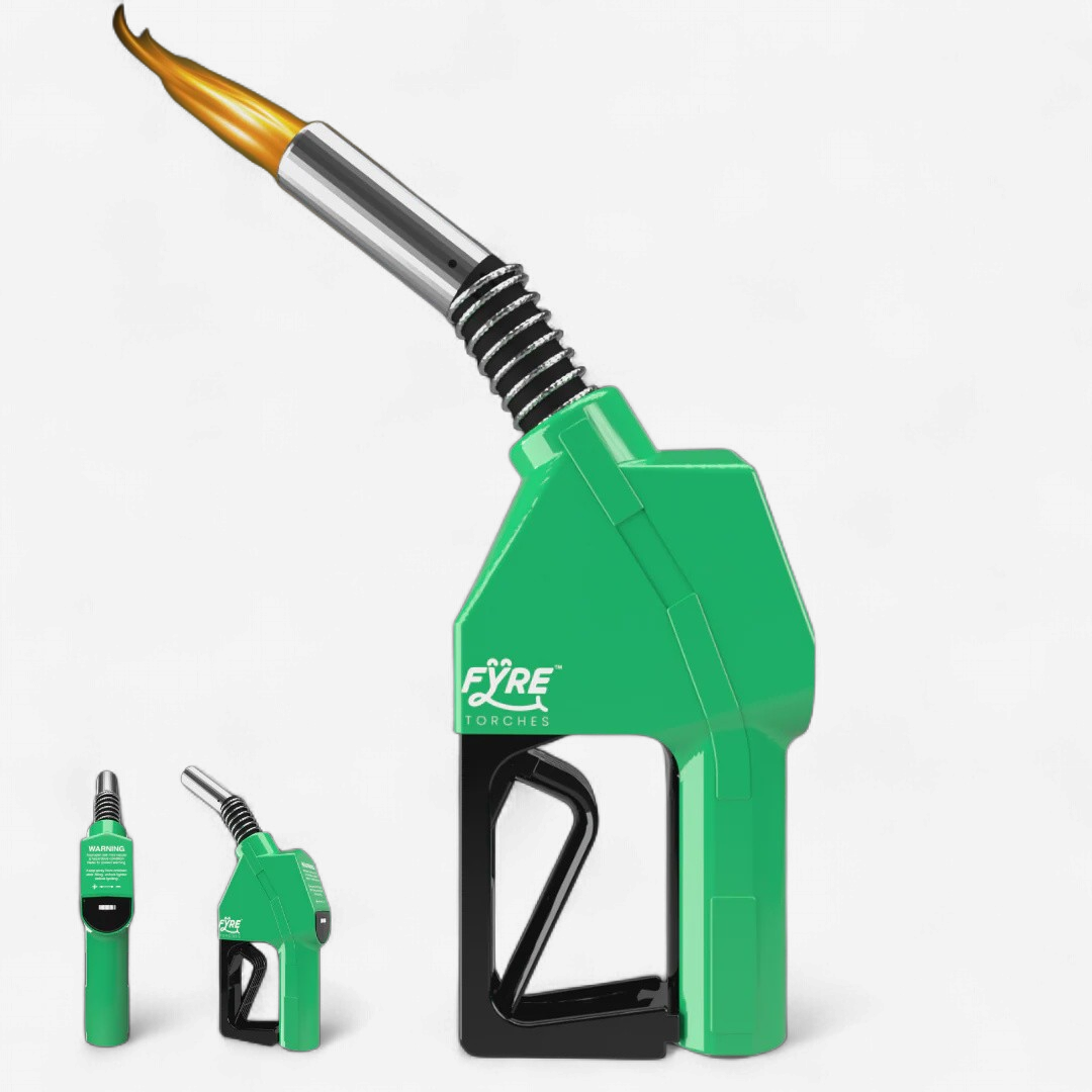 FYRE TORCHES GAS PUMP GREEN