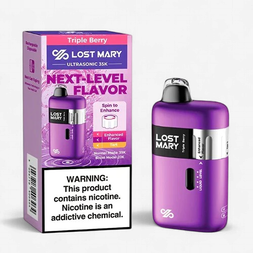 LOST MARY ULTRASONIC 35K PUFFS DISPOSABLE 5CT| TRIPLE BERRY