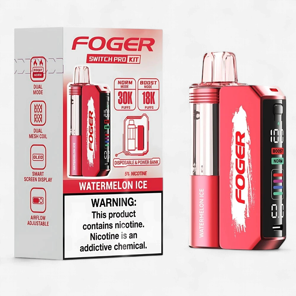 FOGER SWITCH PRO KIT 30K PUFFS DISPOSABLE WATERMELON ICE