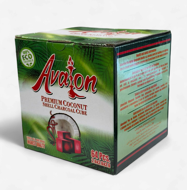 AVALON PREMIUM COCONUT SHELL CHARCHOAL CUBE 64PCS 2.6
