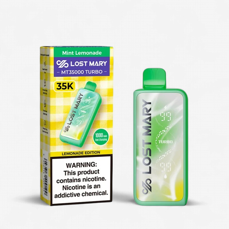 LOST MARY MT35000 DISPOSABLE VAPE 5 COUNT | MINTLEMONADE