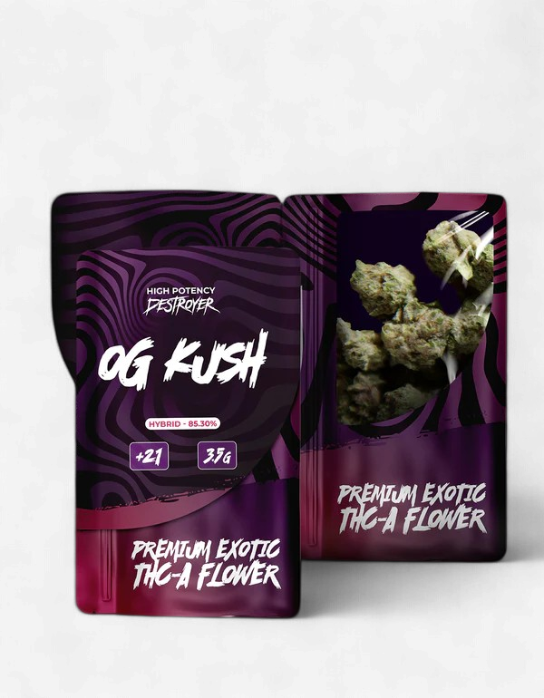 DESTROYER PREMIUM EXOTIC THC-A FLOWER OG KUSH HYBRID 3.5G