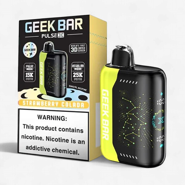 GEEK BAR  PULSE X STRAWBERRY COLADA