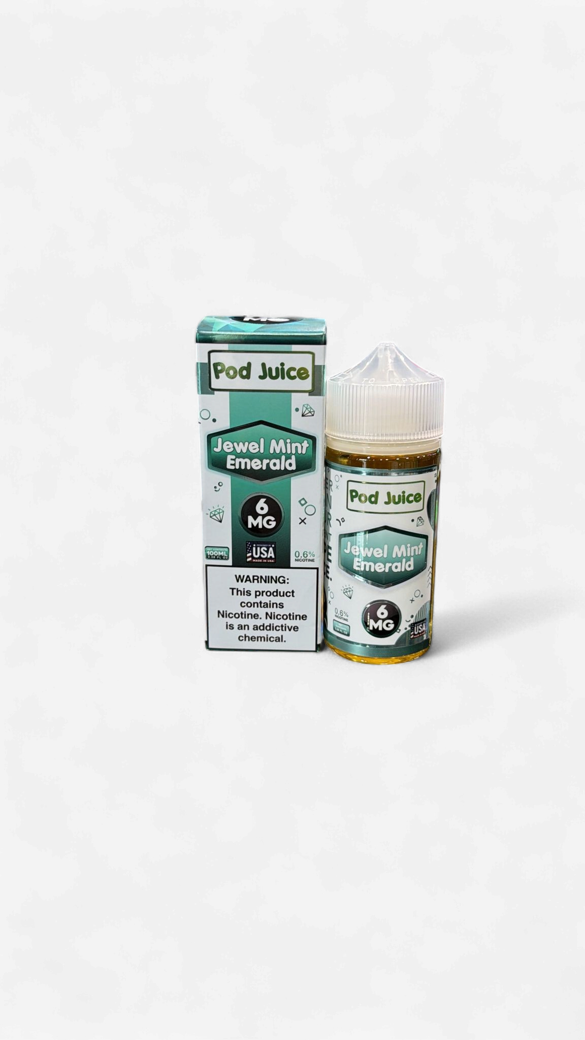 POD JUICE 100 ML Jewel Emerald Mint 6MG
