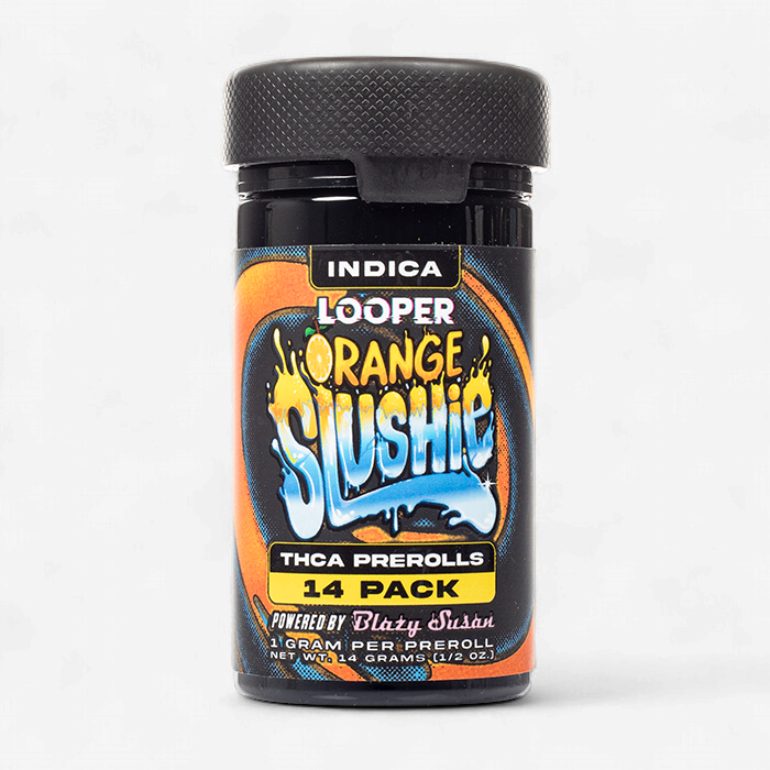LOOPER THC-A 1g PreRolls 14/Jar ORANGE SLUSHIE INDICA