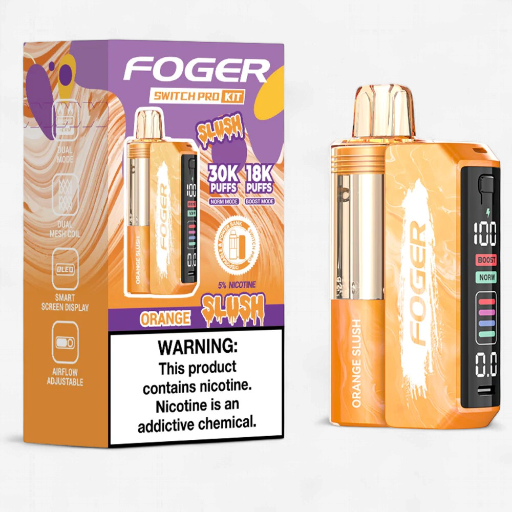 FOGER SWITCH PRO KIT 30K PUFFS 5PK DISPOSABLE | ORANGE SLUSH