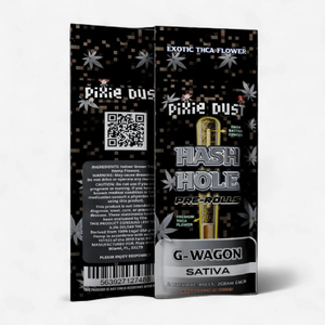 PIXIE DUST HASH HOLE THC-A 2g PreRoll 2/Pk G-WAGON SATIVA
