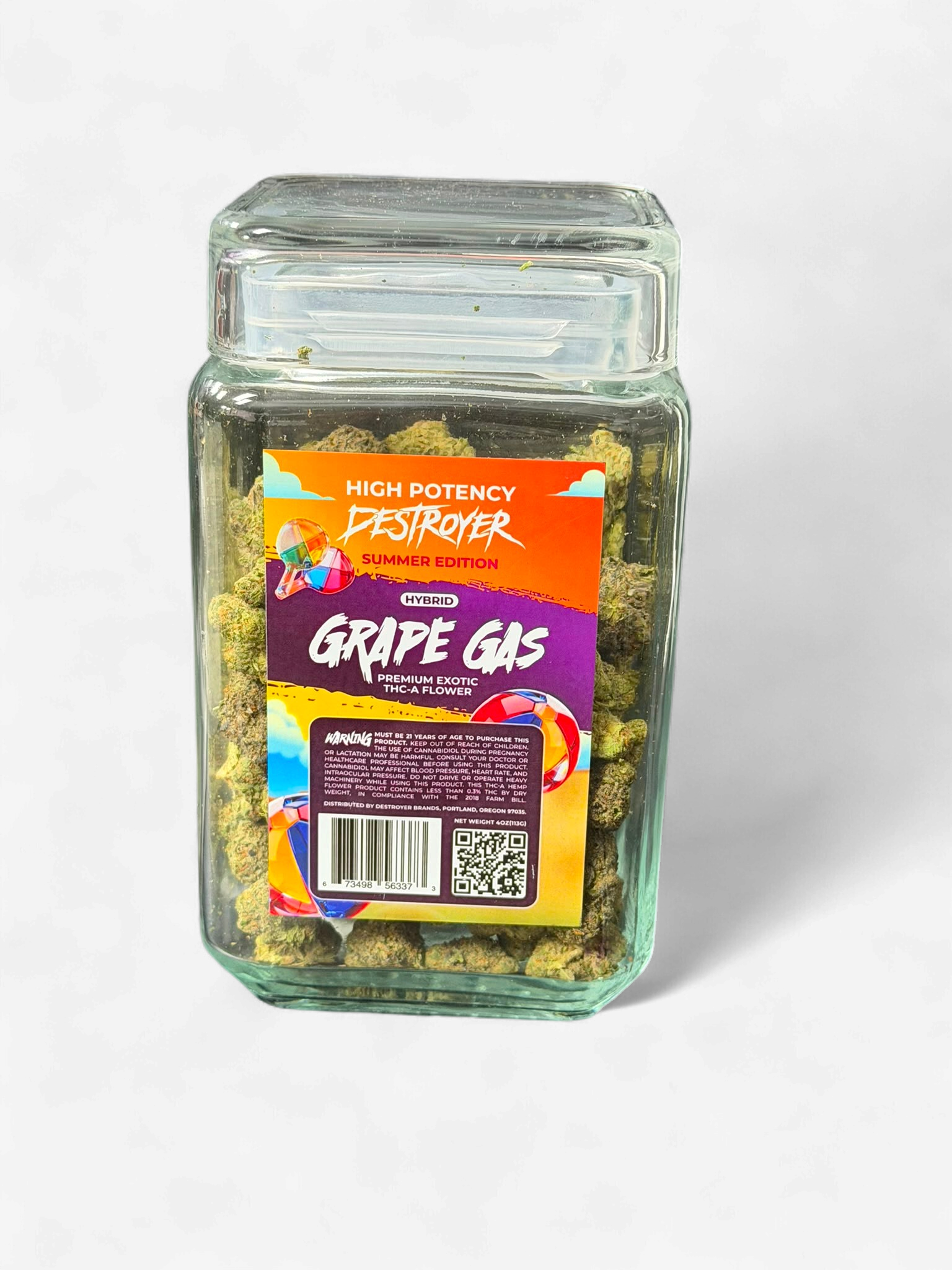 DESTROYER FLOWER HYBRID GRAPE GAS