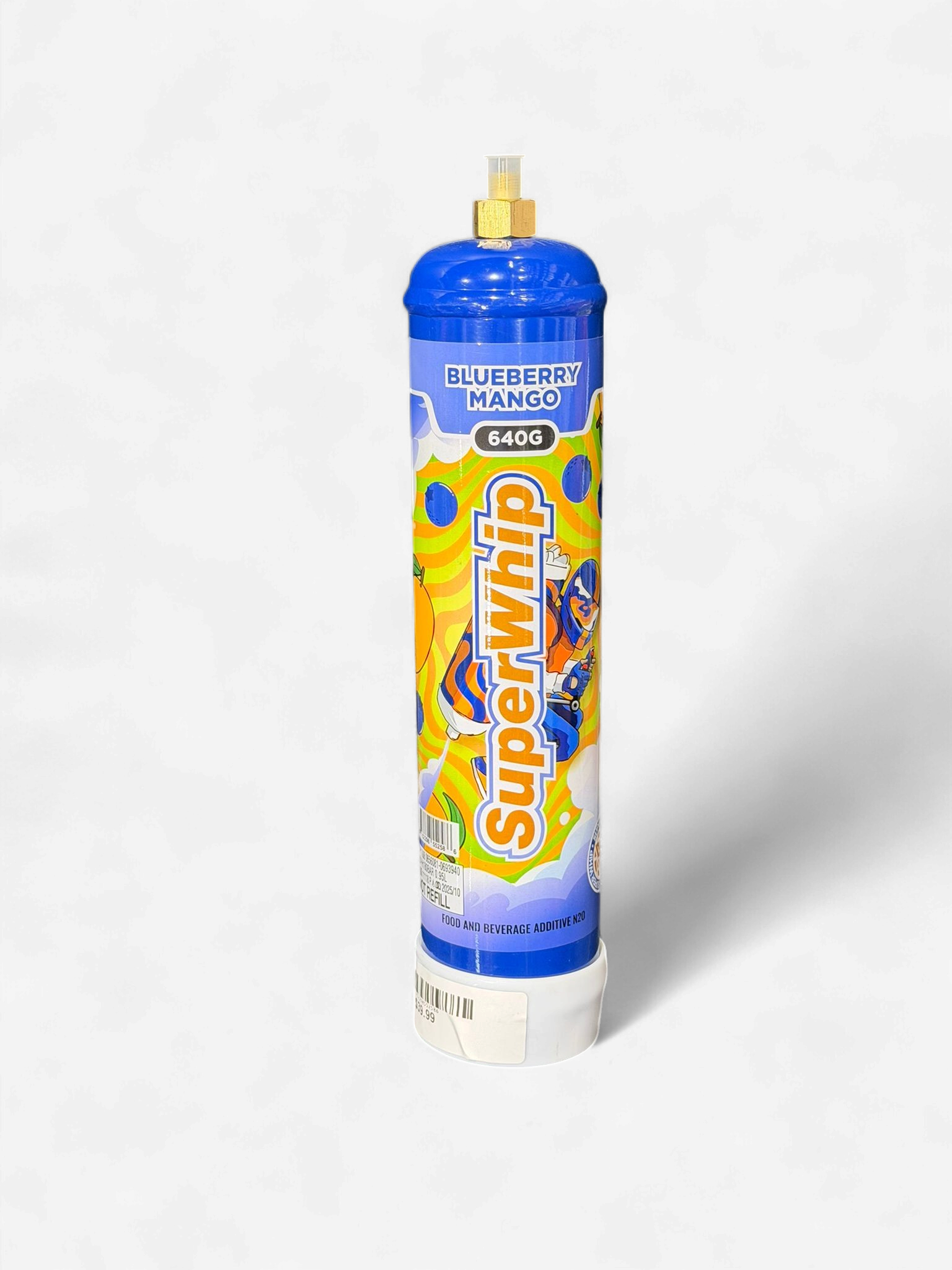 CREAM CHARGER SUPER WHIP 640g 6/Pk BLUEBERRY MANGO