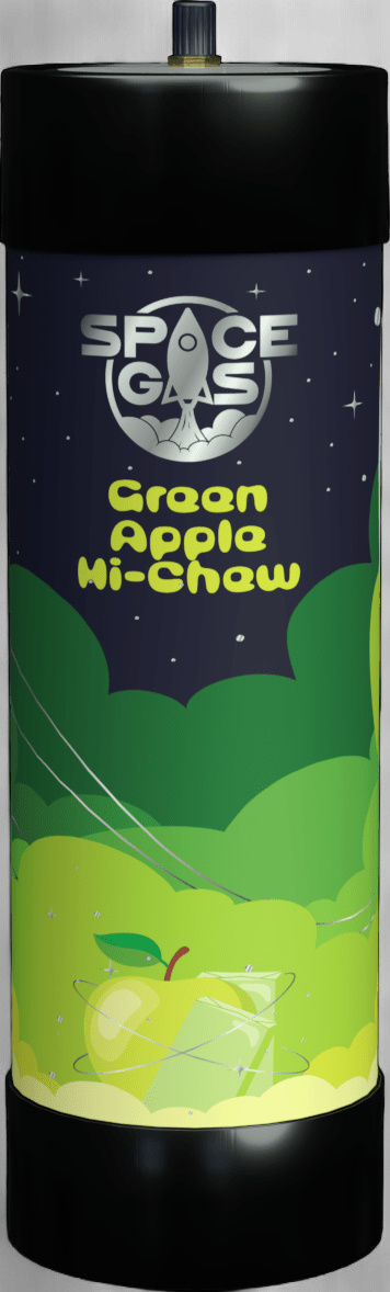SPACE GAS GREEN APPLE WHIPPED 2500G
