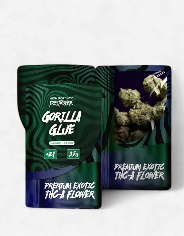 DESTROYER PREMIUM EXOTIC THC-A FLOWER GORILLA GLUE HYBRID 3.5G