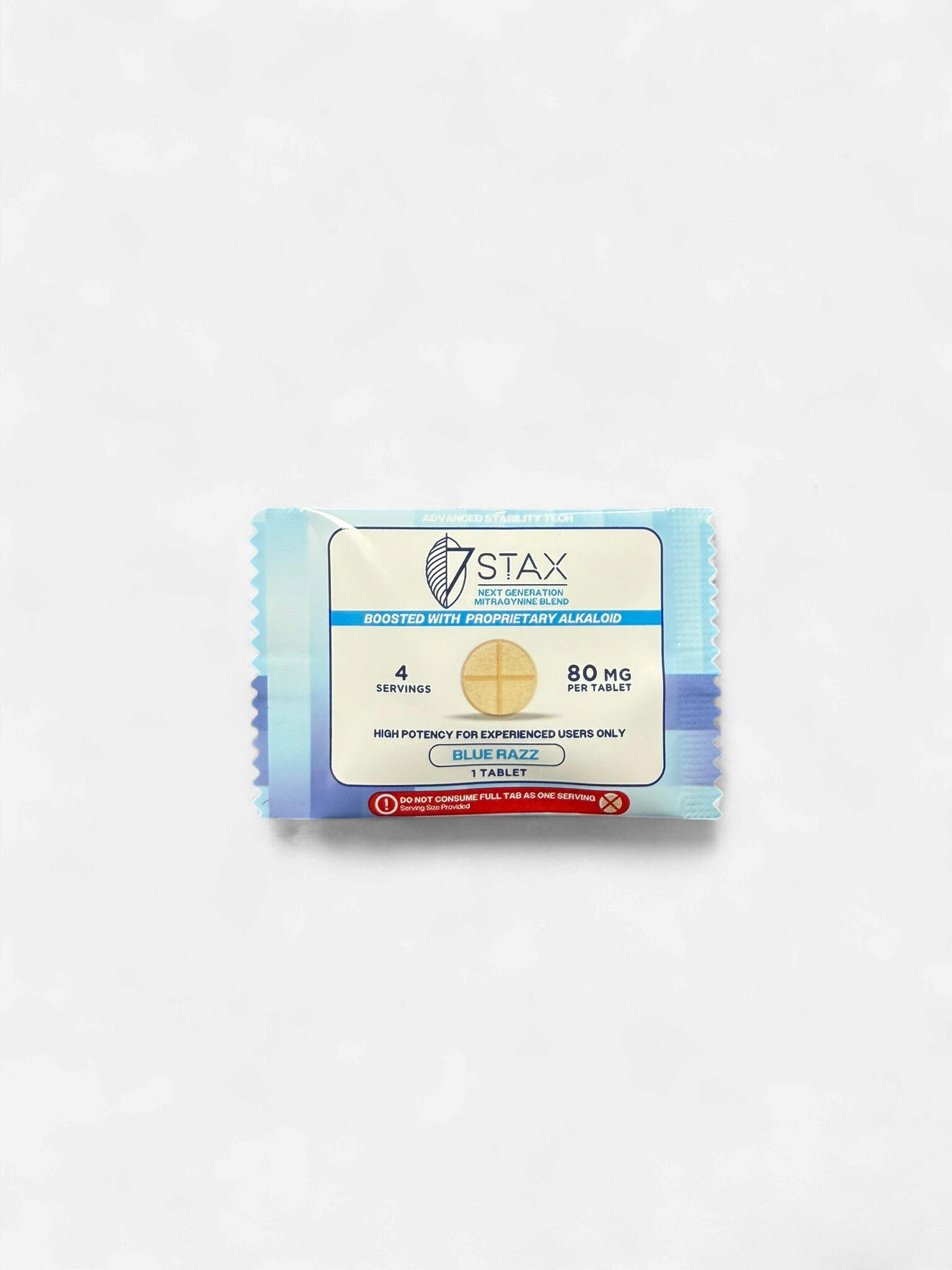 7 STAX BLUE RAZZ 80 MG